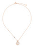 18K rose gold Petit Joli Lunaire pearl and diamond necklace